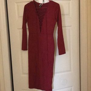 Brand New Unworn Suede Dress.